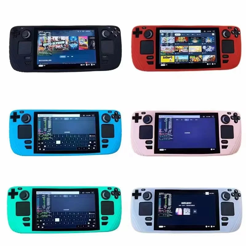 Silicone Protective Case for Steam Deck Game Console Full Pa