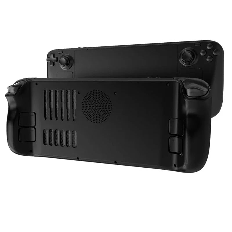Transparent Back Shell Case Compatible with Steam Deck Clear Back Plate Replacement Drop-proof Heat-dissipating Dust-proof