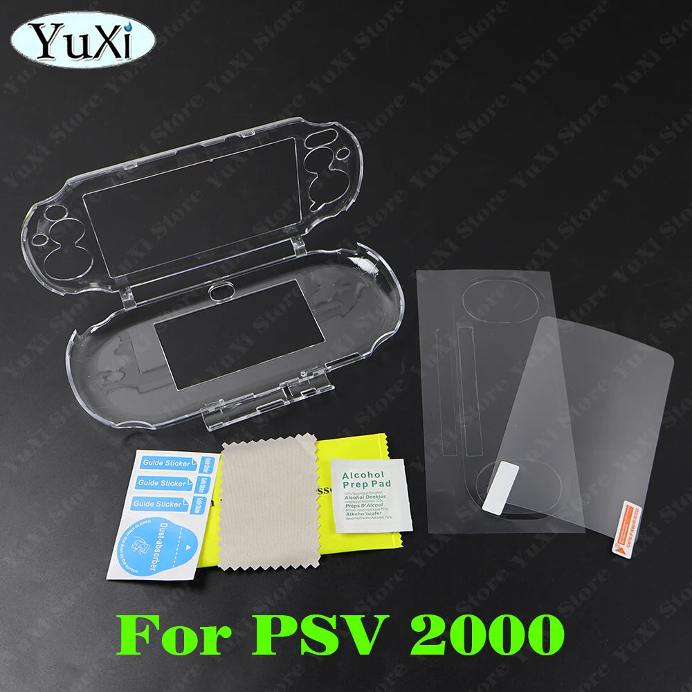 for PSV 2000 Clear Crystal Protective Case Top Bottom PET Pr