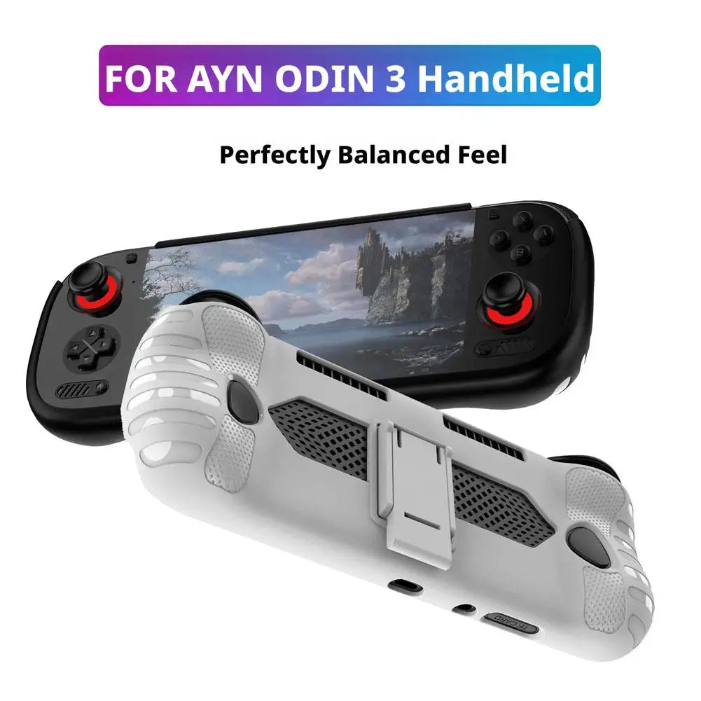 For AYN Odin 3 TPU Case Anti-Slip Ergonomic Grip Gaming Cons