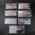 8models 1pc Plastic Clear Crystal Protective Hard Shell Skin