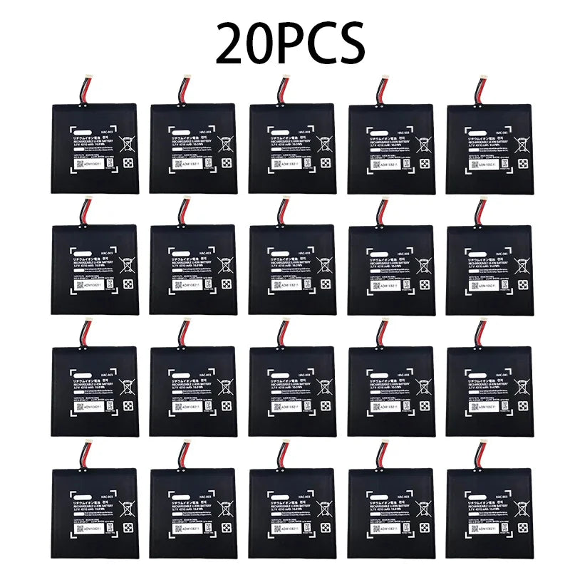 1-20pcs New HAC-003 4310mAh Replacement Charger Battery Repair Part 3.7V HAC003 HAC-001 for Nintendo Switch Game Console
