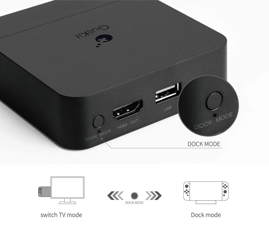 Gulikit NS05 Portable Dock for Switch Docking Station with U