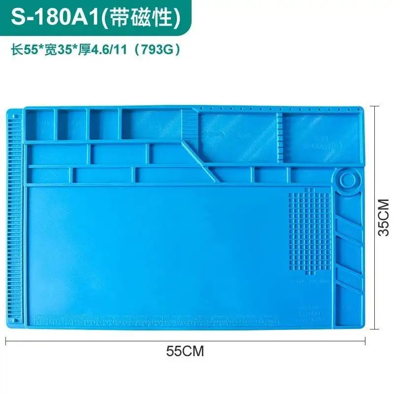 ESD Soldering Mat Repair Pad Insulation Heat Resistant Soldering Station Silicon Work Pad Desk Platform Phone Repair Tool Kit