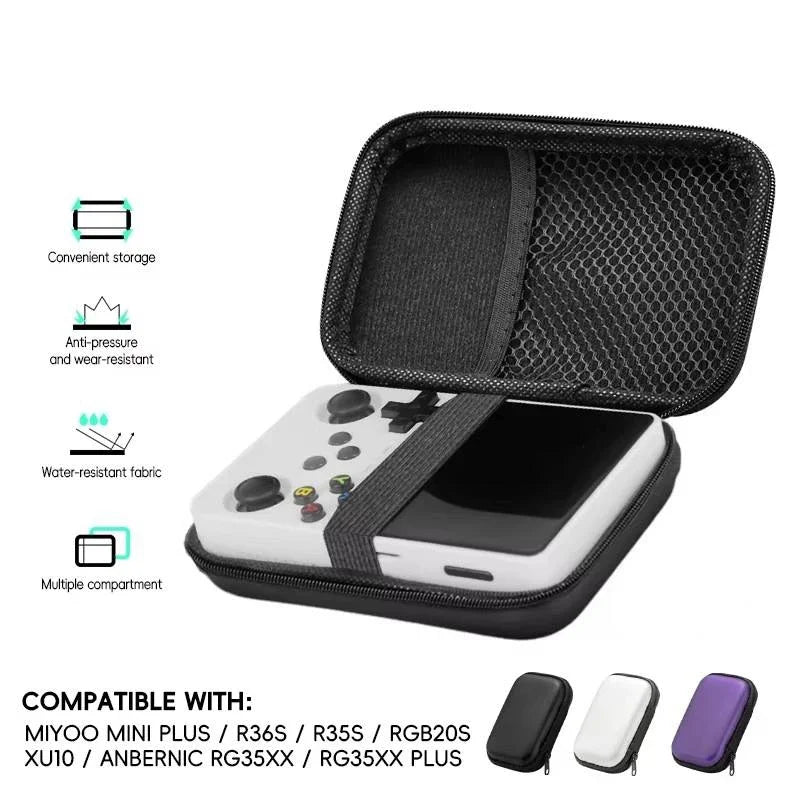 For R36S/R35XX Game Console Storage Bag EVA Hard Portable Pr