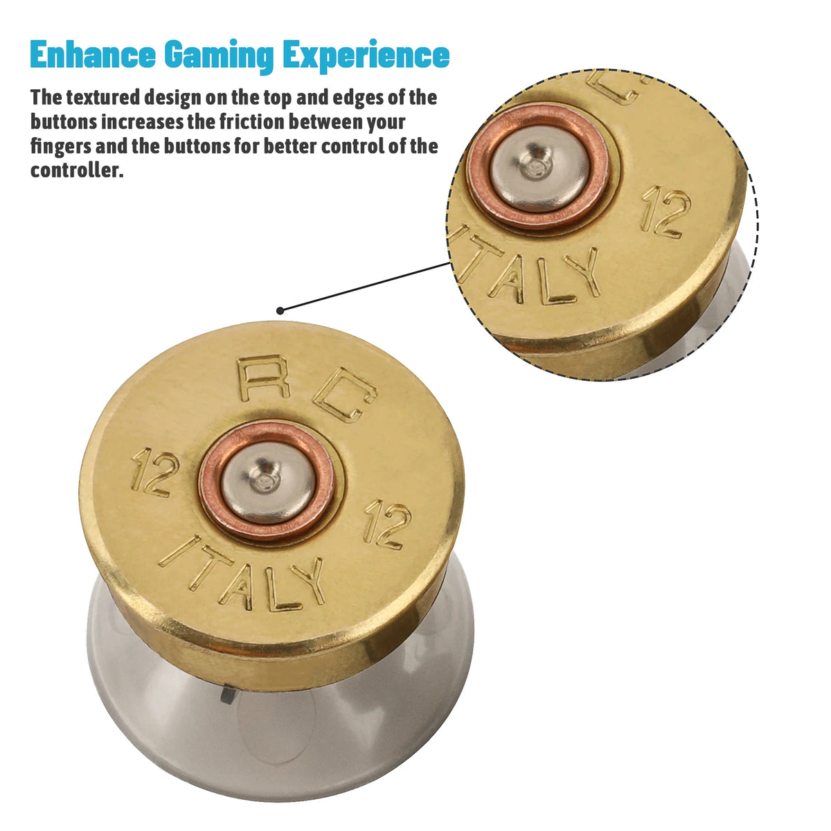 Replacement DIY Button for PS5 Controller Thumb Sticks Analo