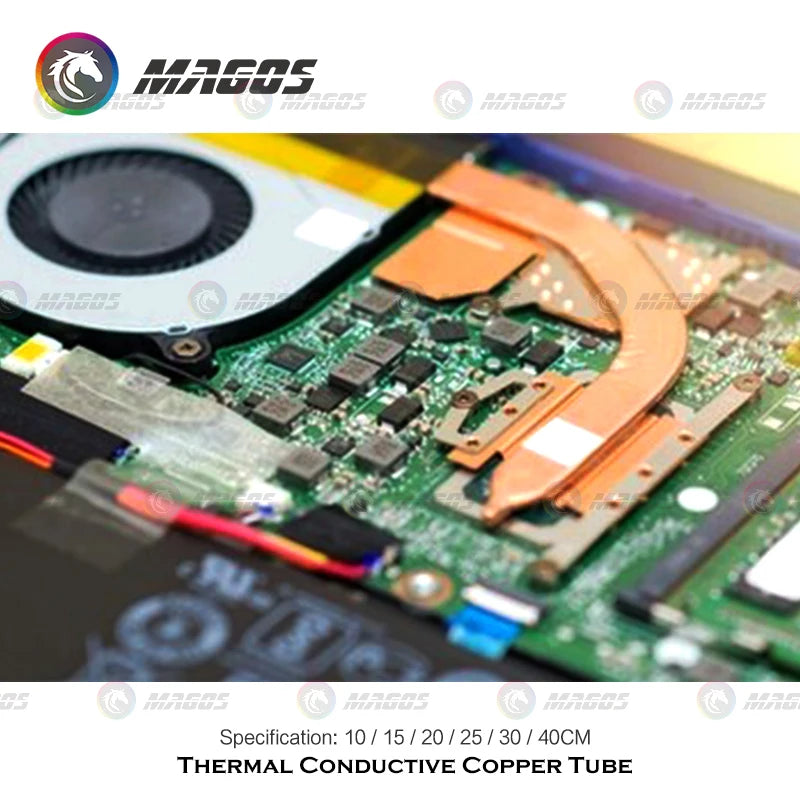 Laptop Heatpipe Pure Copper Tube Tubing For Computer Noteboo