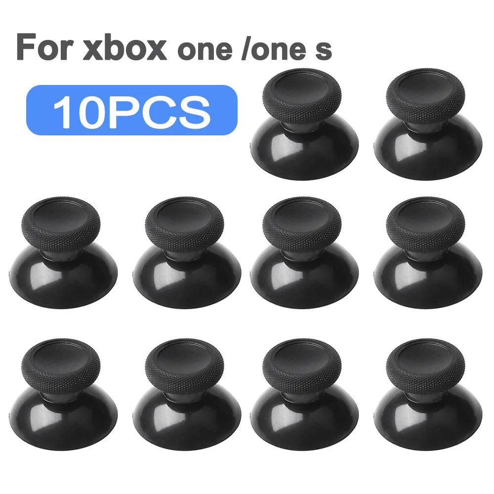 10pcs Replacement Thumbsticks for PS5 PS4 PS3 PS2 Xbox One 360 Controller Analog Thumb Sticks Grip Parts Repair Kit Accessory