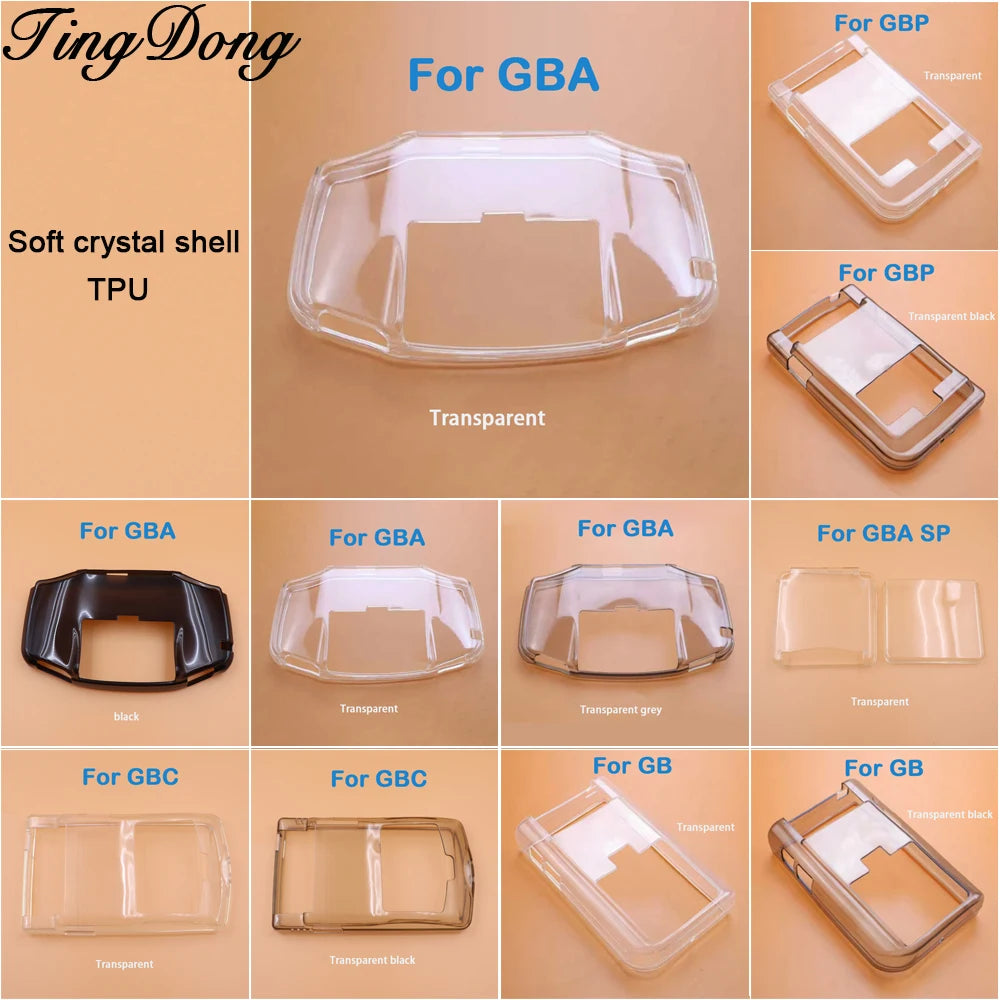 1PC Transparent Protective Case TPU Soft Crystal Shell for G
