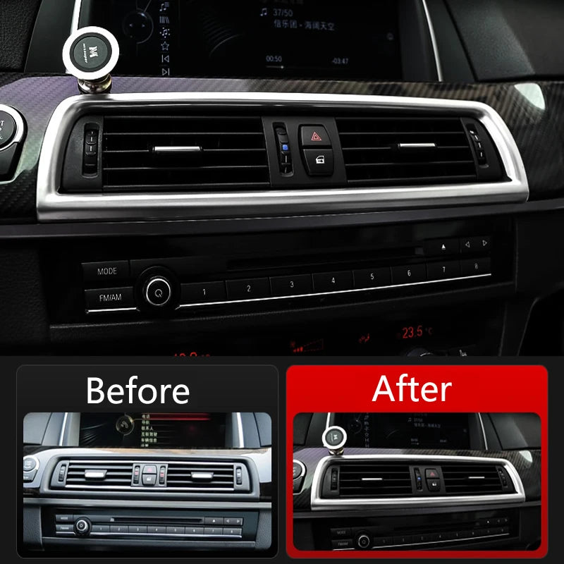 For BMW 5 Series F10 F18 Car Styling Interior Buttons Panel 
