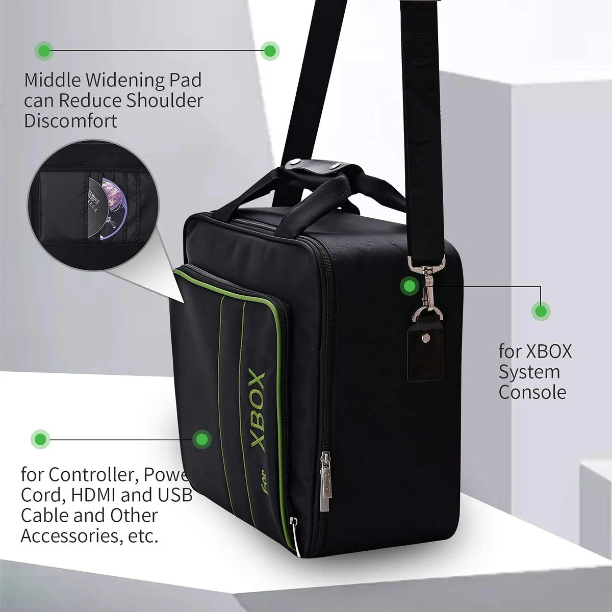 Carrying Case for Xbox Series X S Xbox Series X Carrying Cas