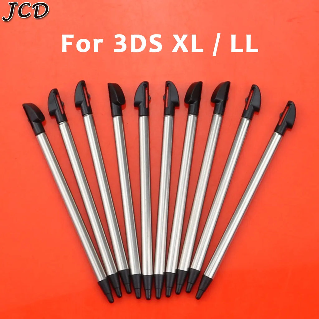 JCD 10PCS Metal Telescopic Stylus Plastic Stylus Touch Screen Pen for 2DS 3DS New 2DS LL XL New 3DS XL LL For NDSL NDSi
