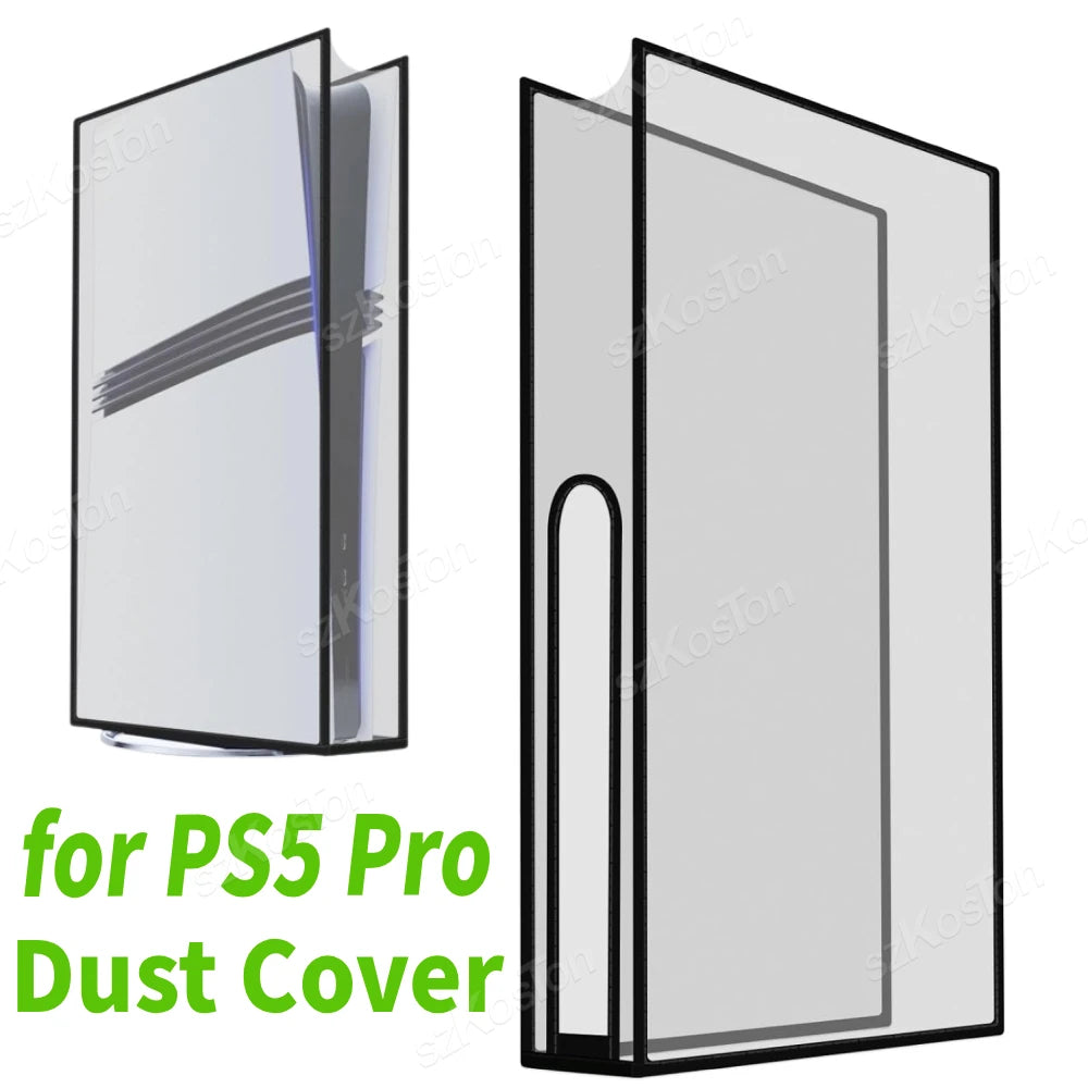Translucent Dust Cover for PS5 Pro Console Digital Edition &