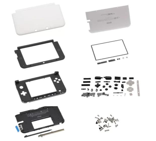 Handheld Console Shell Suitable For 3DSLL 3DSXLRetro Game Console Renovation Console Shell Complete Set Custom Accessories