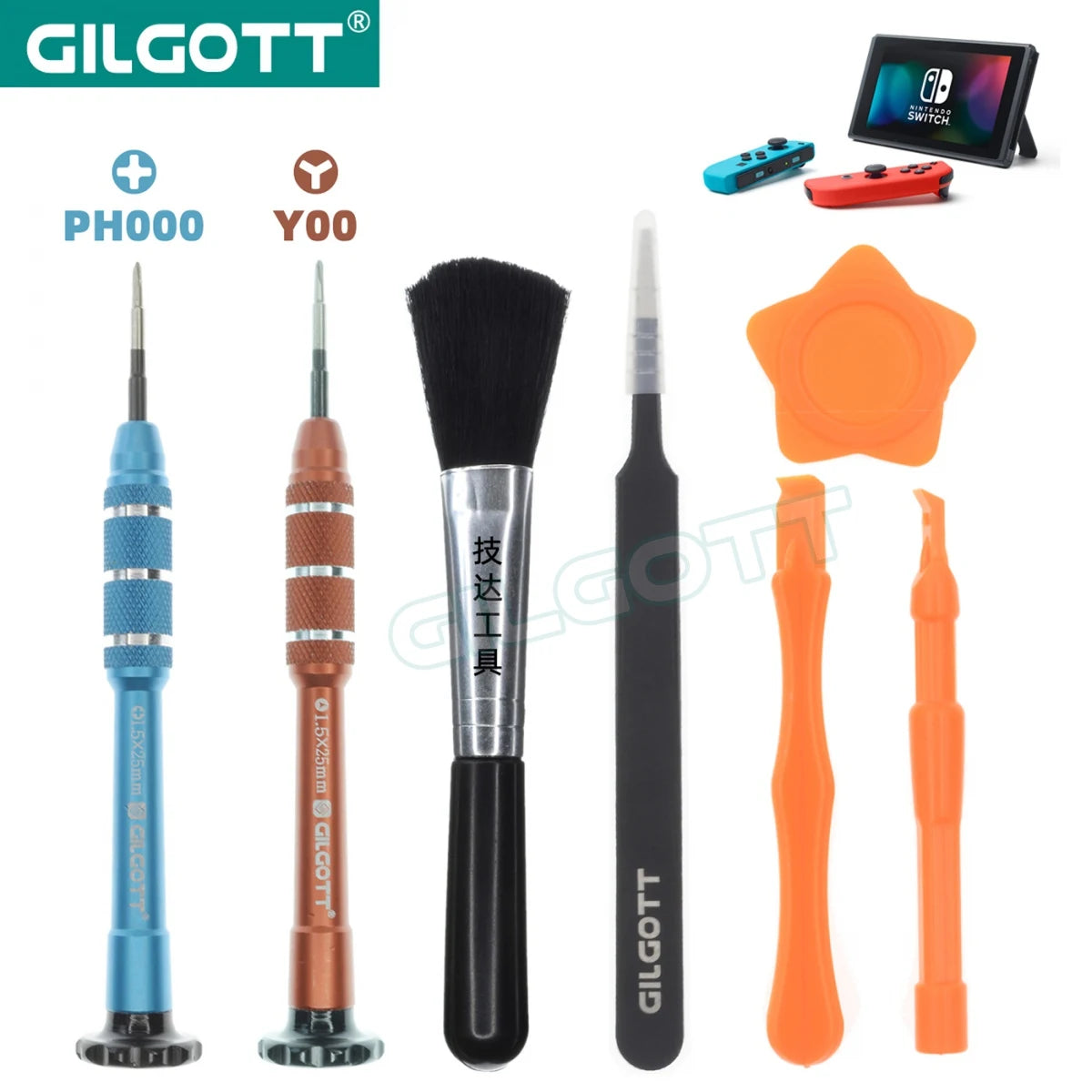GILGOTT 7PCS/Set PH000 Phillips Triwing Y00 1.5MM Screwdrive