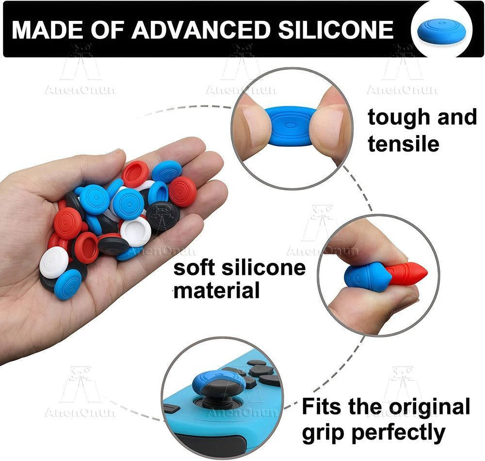 Thumb Grip Caps for Switch/Switch Lite/Switch OLED Durable A
