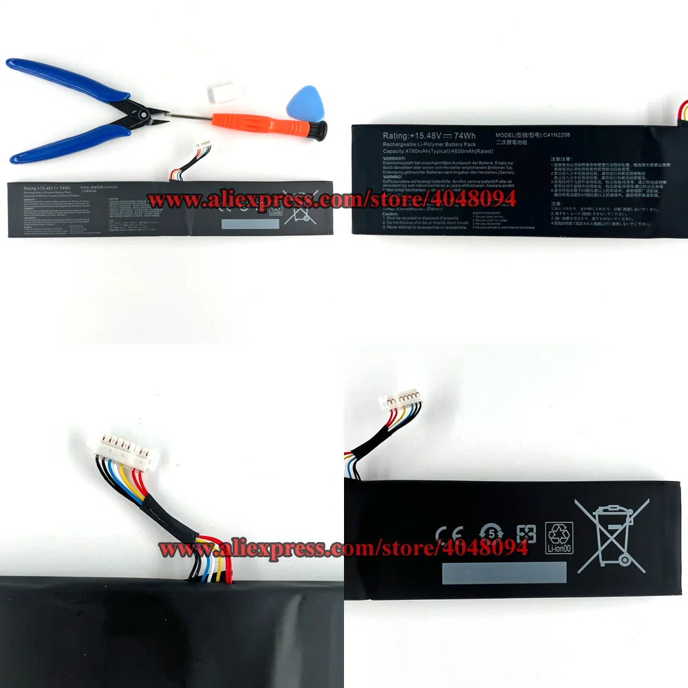 C41N2208 Battery For ASUS ROG ALLY Gaming Handheld series of