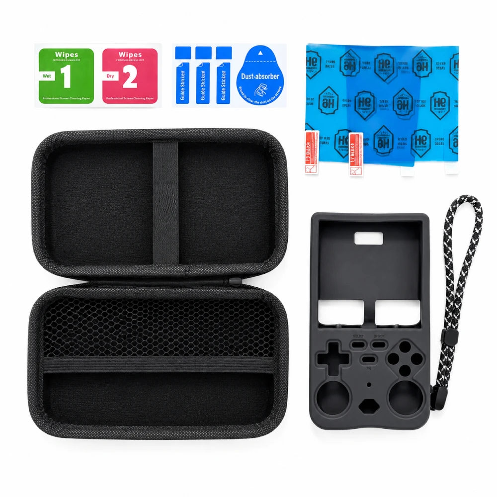 For R36 Ultra Game Console EVA Hard Carrying Case Waterproof