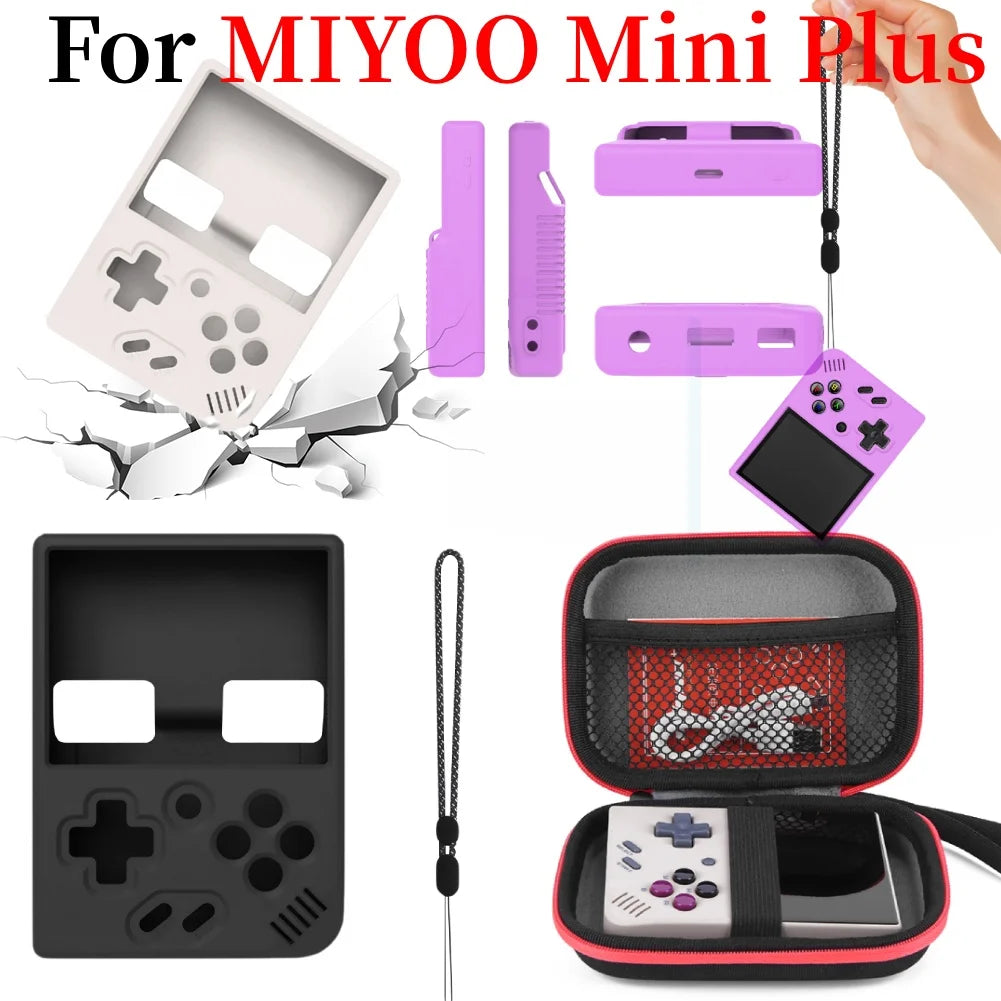 Protective Cover for MIYOO Mini Plus Game Console Silicone C