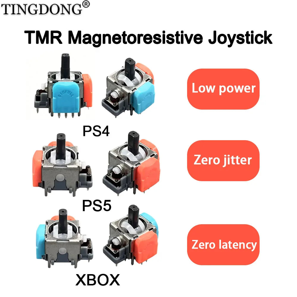 1/2PCS 2nd Gen TMR Electromagnetic Joystick DS13 MAX 3D Anal