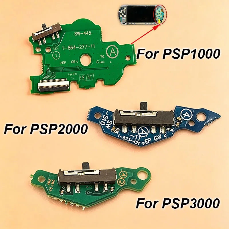 For PSP1000 2000 3000 Power Switch Board ON OFF PCB Circuit 