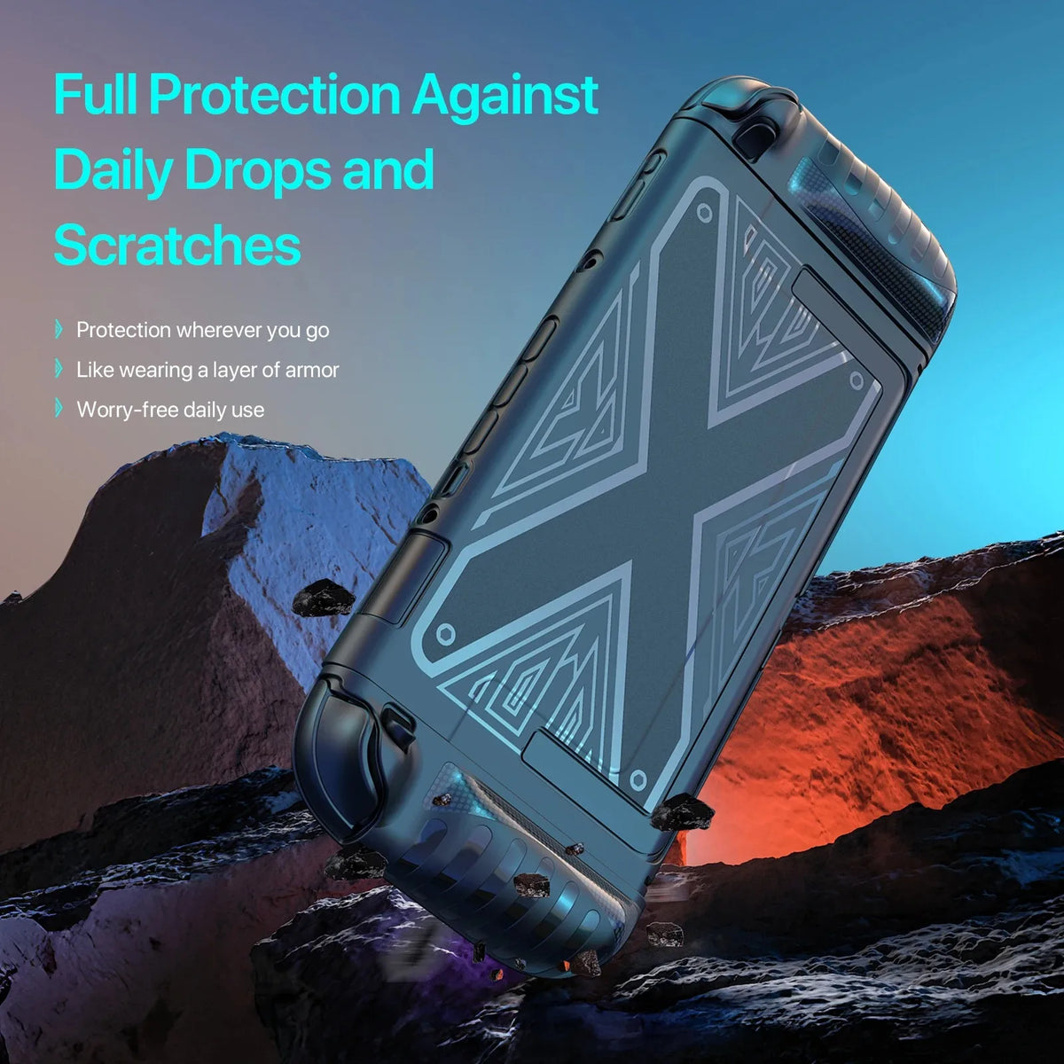 TPU+PC Split Design Case Protection Hand Shell Anti-Drop Han