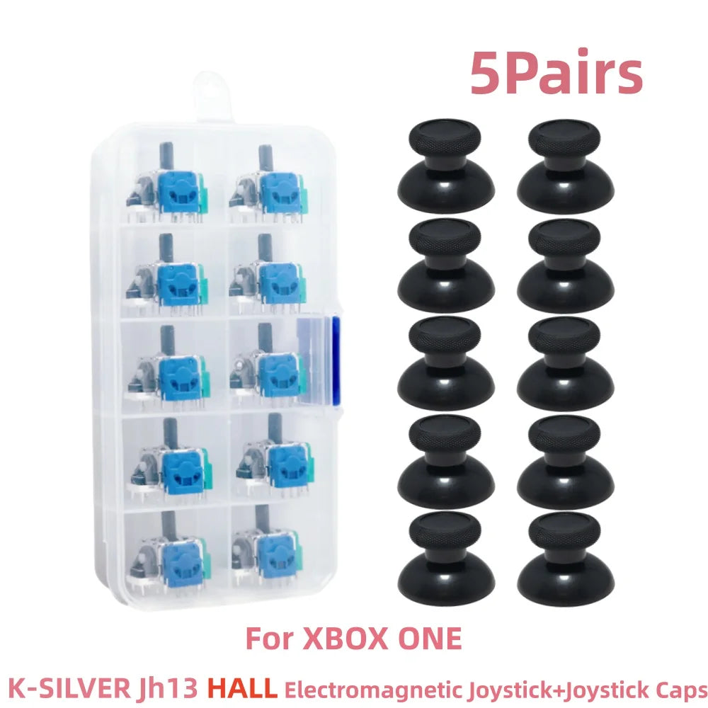 Hall/TMR Electromagnetic Joystick for PS5 PS4 Controller Thumb Stick Joystick Cap No-Drift 3D Analog Sensor Upgrade Replacement