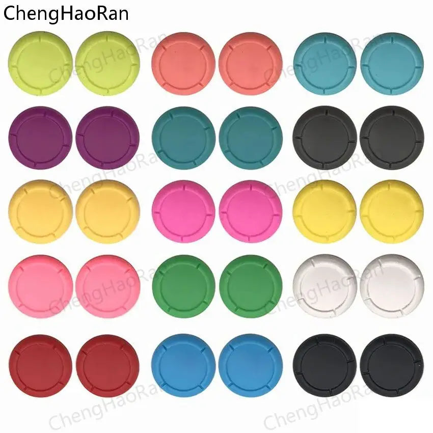 2PCS Silicone Rubber Protective Skin Joystick Grips Cap For 