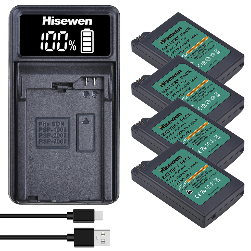 PSP-110 PSP-1005 Replacement Lithium Batteries for Sony Play