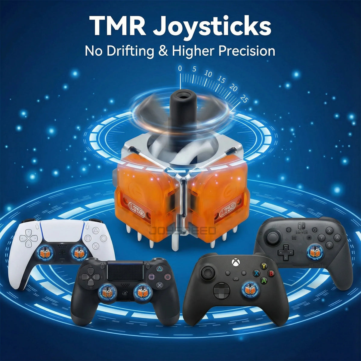 2/10pcs TMR Joysticks for PS5 DualSense PS4 Xbox Series X S 