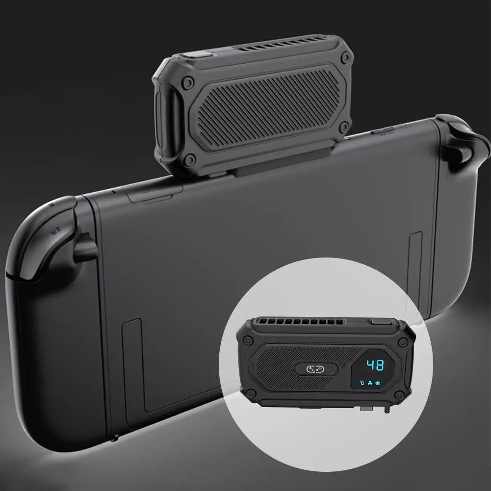 For Switch2 Host Cooling Fan With Digital Display Heat Dissi