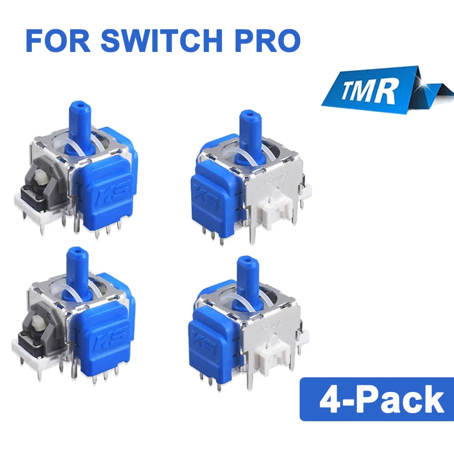 1-4 PCS TMR Solenoid Joysticks for PS4/PS5/XBOX/SWITCH PRO Controller Thumbstick Upgrade Replacement Kit Gamepad 3D Analog Sens
