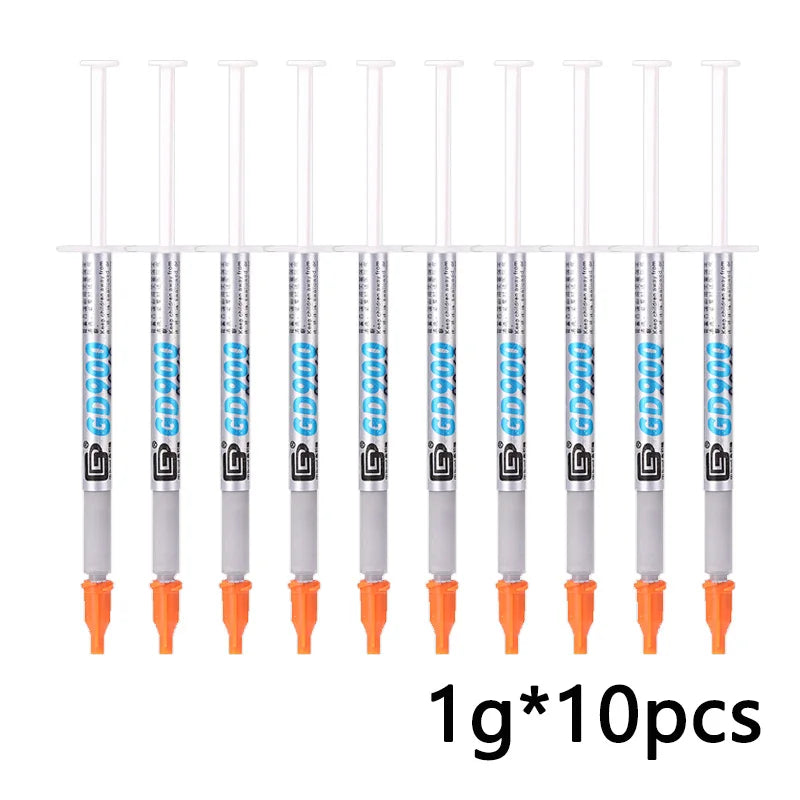 GPUHOLD GD900 Thermal Grease Paste CPU VGA LED LCD Cooling Fan Heatsink for PC Water Cooler - 1pcs 10pcs Options Available