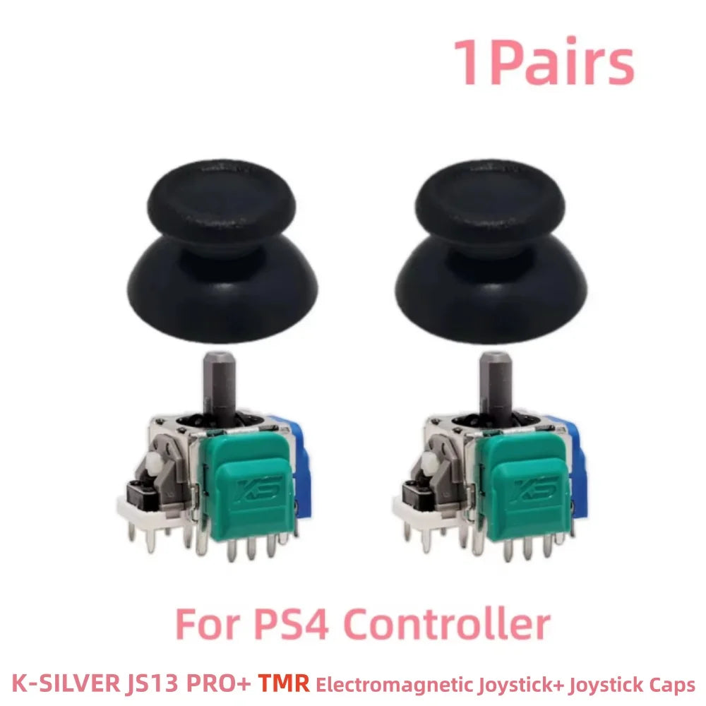 Hall/TMR Electromagnetic Joystick for PS5 PS4 Controller Thumb Stick Joystick Cap No-Drift 3D Analog Sensor Upgrade Replacement