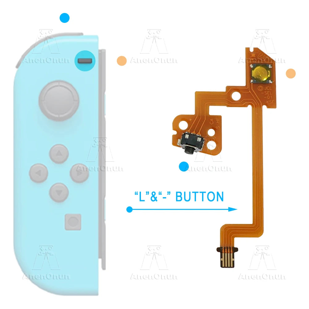 ZL ZR L Button Flex Cable for Switch/Switch OLED Joycon Replacement Repair Part Fix Unresponsive Shoulder Button & Broken Ribbon