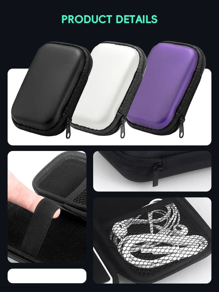 For R36S/R35XX Game Console Storage Bag EVA Hard Portable Pr