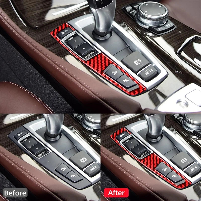 For BMW 5 Series F10 F18 2011-2017 Car Accessories Carbon Fi