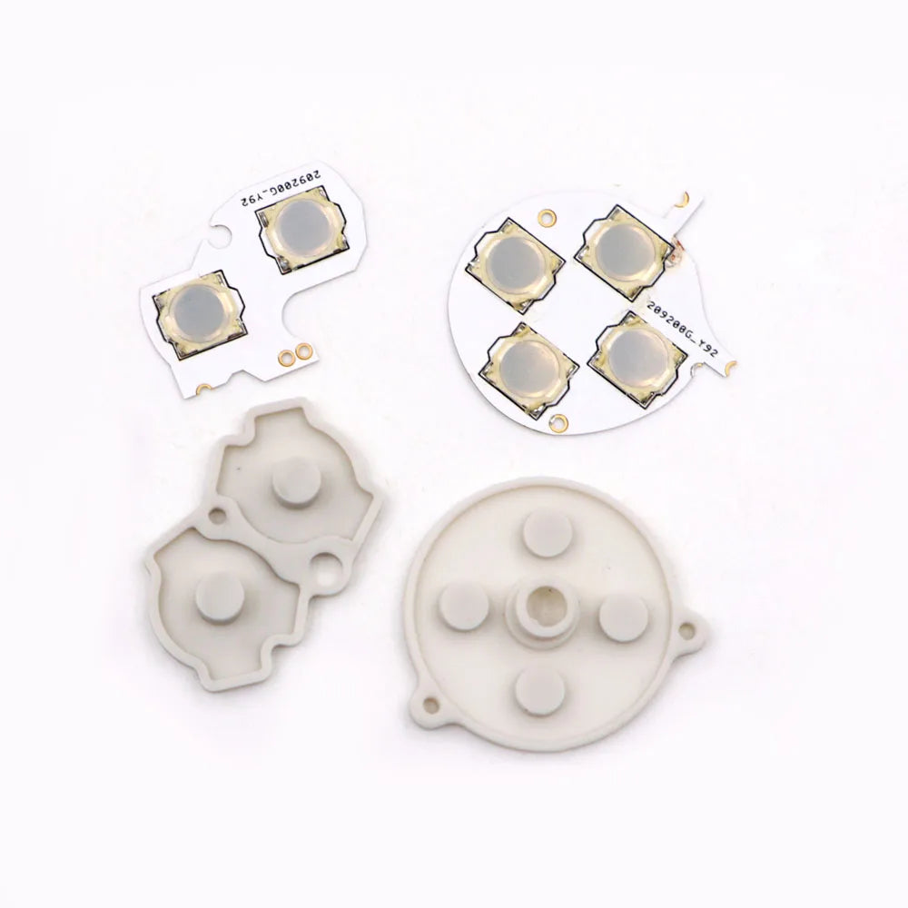 For GBA Clicky Tactile Button Kit Mod Switches & Membranes f