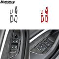 For Adui A6 A7 C8 2019-2024 Carbon Fiber Door Window Lift Bu