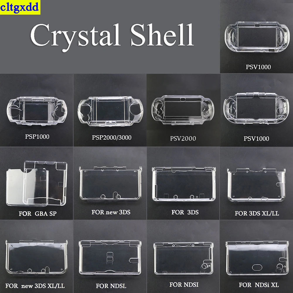 Cltgxdd 1piece Plastic Clear Crystal Protective Hard Case Co