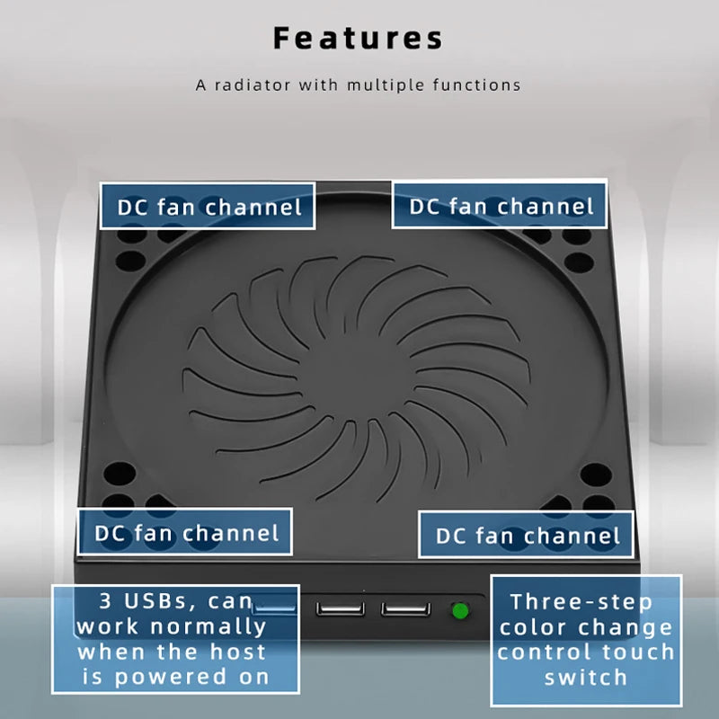 Cooling Fan for Xbox Series X with 3 USB Port Xbox Series X 
