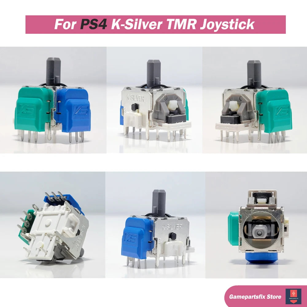 2/10pcs K-Silver JS13 PRO+ TMR Joystick for PS4 DUALSHOCK 4 