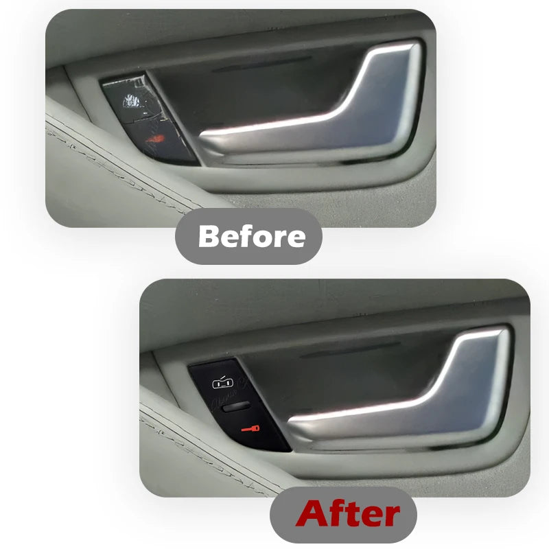For Audi A8 D3 4E Interior Button Decals 2004 to 2009 For Au