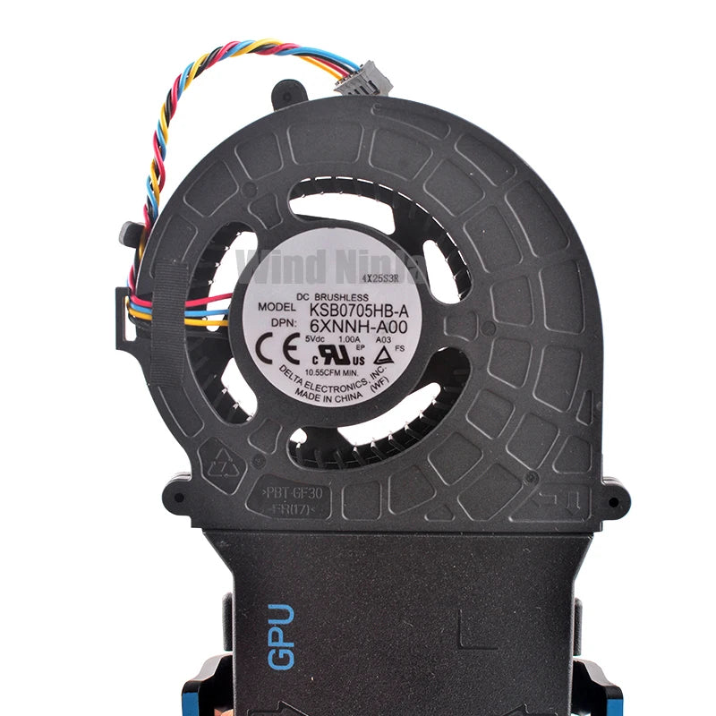 KSB0705HB-A 6XNNH-A00 A03 DC5V 1.00A 10.55CFM Centrifugal Fa