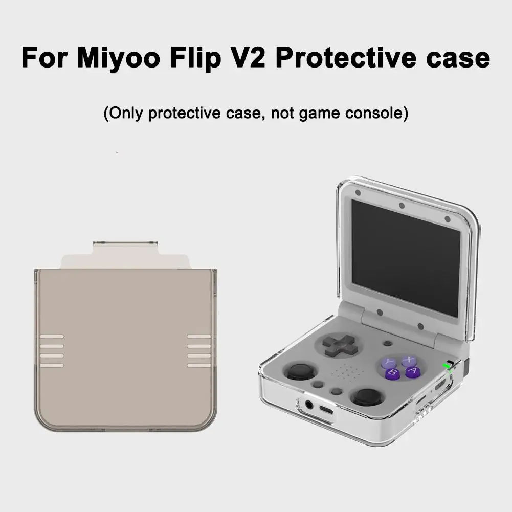 for Miyoo Flip/Miyoo Flip V2 handheld game console Transpare