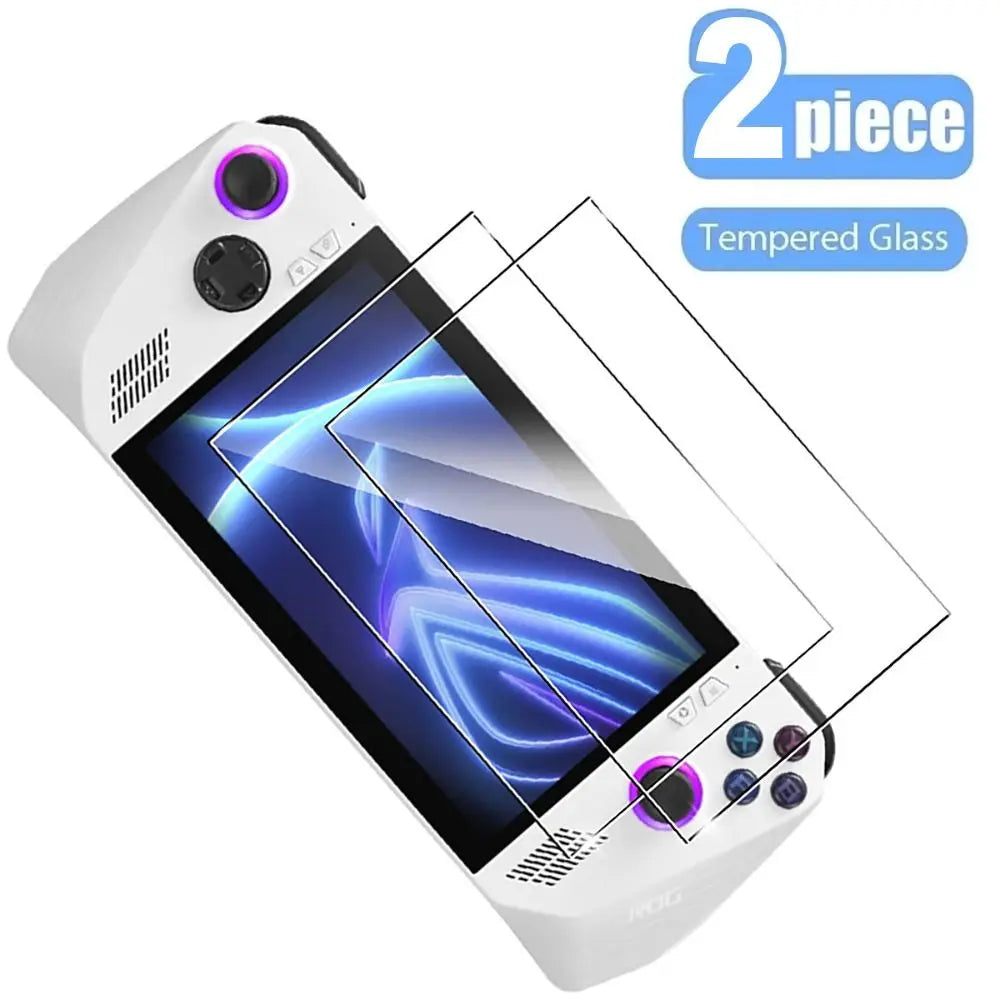 For ROG Ally Transparent Protective Case Shockproof Back Cover With Bracket Handheld Console Shell Full Coverage Game Accessory