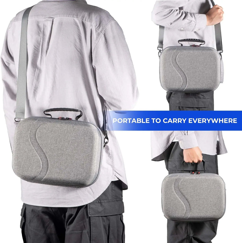 Carrying Case for Meta Quest 3 Hard Shell Travel Bag with Oc