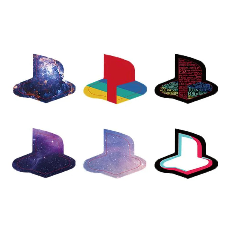 6/12Pcs Skin Stickers for PS5 Console Vinyl Decal Skins Custom Design Skin Sticker for Playstation 5 Console Creative Decals