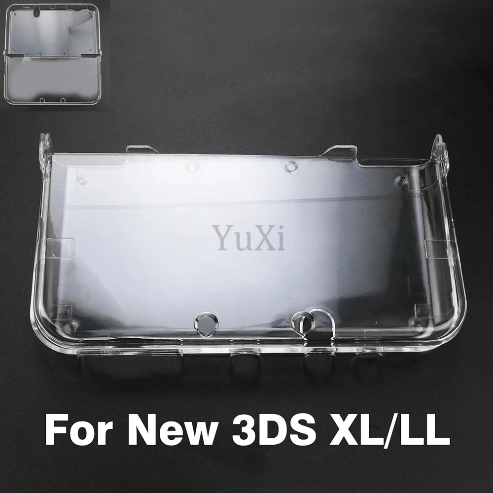 Clear Crystal Protective Case For Nintend NDS Lite NDSi XL LL Plastic Hard Shell Skin Case Cover For 2DS New 3DS XL LL GBA SP