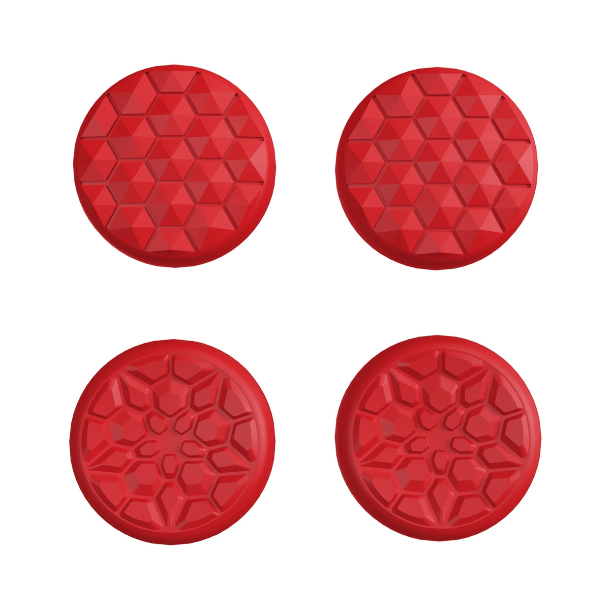 PlayVital Thumb Grip Caps for Steam Deck LCD & OLED Thumbsticks Grips for PS Portal Remote Player - Diamond Grain & Crack